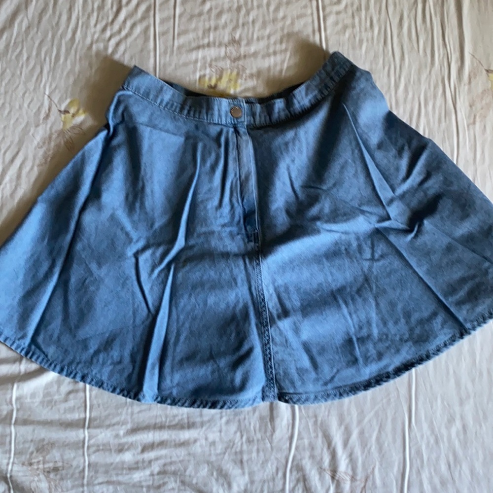 Jean skater skirt